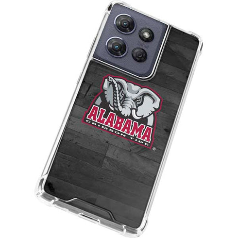 University of Alabama Basketball Wood Moto G Play 5G (2025) Clear Case